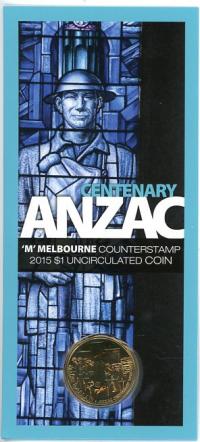 Image 1 for 2015 Centenary Anzac - M Counterstamp