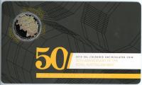 Image 1 for 2015 Coloured 50c 50th Anniversary of the Royal Australian Mint - Berlin World Money Fair Issue