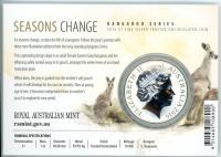 Image 2 for 2016 Kangaroo Series - Seasons Change - $1 Fine Silver Coin UNC
