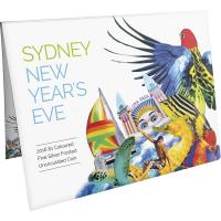 Image 1 for 2016 Sydney New Years Eve Coloured Fine Silver Coin
