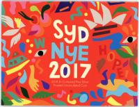 Image 1 for 2018 Sydney New Years Eve Coloured Fine Silver Coin
