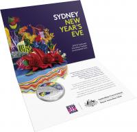 Image 2 for 2017 Sydney New Years Eve Coloured Fine Silver Coin