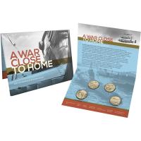 Image 1 for 2017 $1 Four Coin Set - A War Close to Home