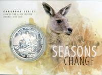 Image 1 for 2018 1oz One Dollar Silver Kangaroo Series - Seasons Change