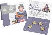 Image 1 for 2018 Rascals & Ratbags 4 Coin Privy Mark Set CBMS