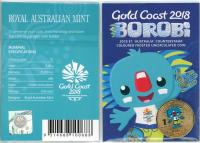 Image 1 for 2018 Commonwealth Games Coloured Borobi 