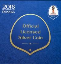 Image 1 for 2018 $1 Silver Proof Coin - FIFA World Cup Russia