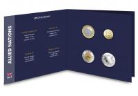 Image 1 for 2019 Joint Issue Four Coin Set - 75th Anniversary of D-Day