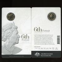Image 1 for 2019 $1 6th Portrait - A New Effigy Era UNC Coin on Card