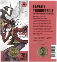 Image 1 for 2019 $1 UNC Coin Australian Coun terstamp - Captain Thunderbolt