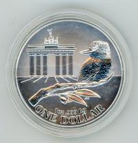 Image 1 for 2020 1oz One Dollar Silver Coin - Brandenburg Gate