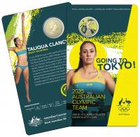 Image 1 for 2020 Australian Olympic Team Coloured One Dollar Uncirculated Coin