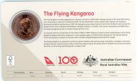 Image 2 for 2020 Qantas Centenary $1 Coloured UNC Coin - The Flying Kangaroo