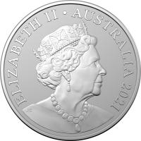 Image 2 for 2021 $1.00 Fine Silver FRUNC Kangaroo in Capsule - Outback Majesty