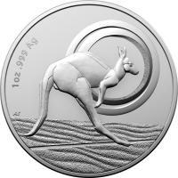 Image 1 for 2021 $1.00 Fine Silver FRUNC Kangaroo in Capsule - Outback Majesty