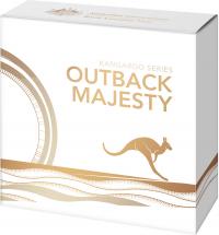Image 4 for 2021 $1.00 Fine Silver Proof Kangaroo - Outback Majesty