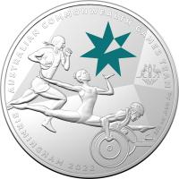 Image 2 for 2022 $1 Half Oz Coloured Silver UNC Coin - Commonwealth Games 