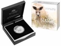 Image 1 for 2016 Kangaroo $1.00 Silver Proof - Seasons Change