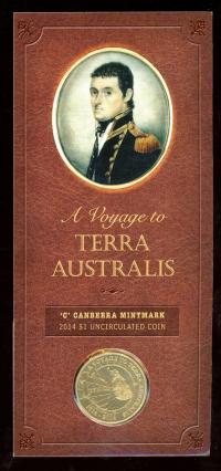 Image 1 for 2014 Terra Australis Canberra Mintmark $1.00 on Card