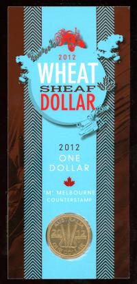 Image 1 for 2012 Wheat Sheaf Dollar - M Counterstamp