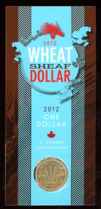 Image 1 for 2012 Wheat Sheaf Dollar - S Counterstamp