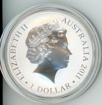 Image 3 for 2011 $1 Silver Proof Coin - Kangaroo At Sunset