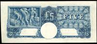 Image 2 for 1952 Five Pound Note Coombs - Wilson S39 828270 EF
