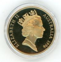 Image 3 for 1996 Sir Donald Bradman $5 Proof Coin