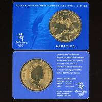 Image 1 for 2000 Sydney Olympics Aquatics $5 Coin UNC