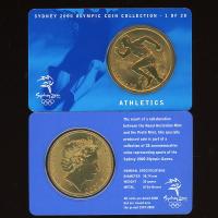 Image 1 for 2000 Sydney Olympics Athletics $5 Coin UNC