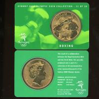 Image 1 for 2000 Sydney Olympics Boxing $5 Coin Uncirculated