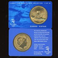 Image 1 for 2000 Sydney Olympics Canoe-Kayak $5 Coin  UNC