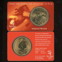 Image 1 for 2000 Sydney Olympics Equestrian $5 Coin Uncirculated