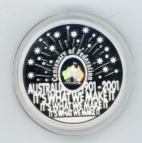 Image 2 for 2001 Centenary of Federation $5 Hologram Finale Coin