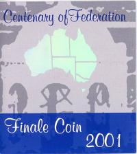 Image 1 for 2001 Centenary of Federation $5 Hologram Finale Coin