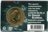 Image 2 for 2001 Sir Donald Bradman $5 UNC Coin