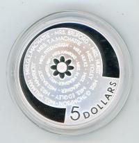 Image 1 for 2001 $5 Silver Proof From Masterpieces In Silver Set - Bathurst Ladies Organising Committee