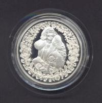 Image 2 for 2002 Queen Mother $5 Silver Proof Coin