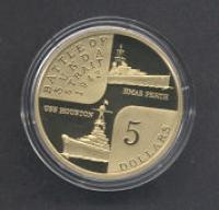 Image 2 for 2002 Battle of Sunda Strait $5 Proof Coin