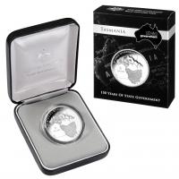Image 1 for 2006 $5.00 Silver Proof Tasmania 150 Years of State Government
