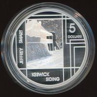 Image 1 for 2006 Australian $5 Silver Coin from Masterpieces in Silver Set - Jeffrey Smart Keswick Siding