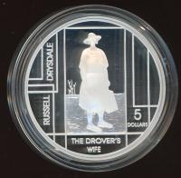 Image 1 for 2006 Australian $5 Silver Coin from Masterpieces in Silver Set - Russell Drysdale The Drovers Wife