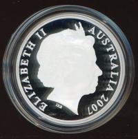 Image 2 for 2007 Australian $5 Silver Coin from Masterpieces in Silver Set - Margaret Preston Implement Blue