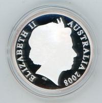 Image 3 for 2008 Centenary of Rugby League $5 Proof