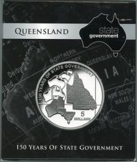 Image 1 for 2009 State Government Series $5 Silver Proof - Queensland