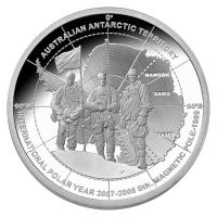 Image 2 for 2009 $5 Silver Proof Coin - International Polar Year 2007-2008