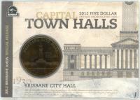 Image 1 for 2012 $5 Antique UNC Coin Capital Town Halls - Brisbane