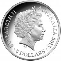 Image 3 for 2015 Australian Longest Reigning Monarch $5.00 Silver Proof Coin