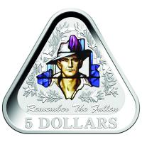 Image 2 for 2016 Remember The Fallen - Triangle Coin