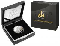 Image 1 for 2018 $5.00 Selectively Gold Plated Silver Proof - Invictus Games